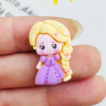 10 Décorations Kawaii Princesse en Résine