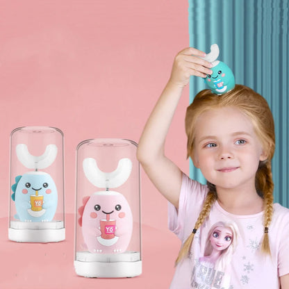 Brosse à dents électrique en U pour enfants