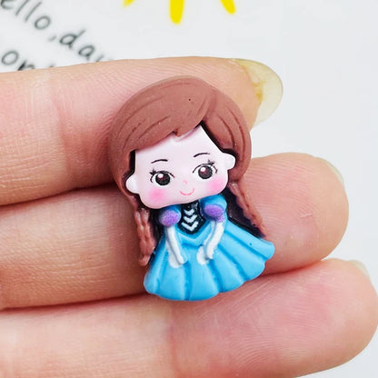 10 Décorations Kawaii Princesse en Résine