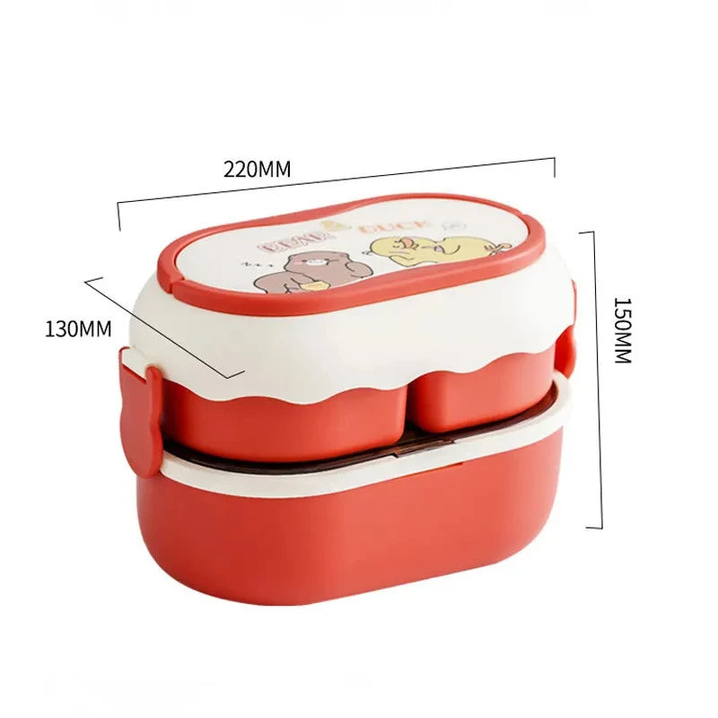 Lunch Box Kawaii à Compartiments – Enfants & École