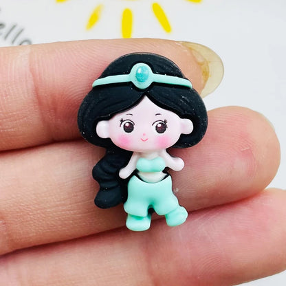 10 Décorations Kawaii Princesse en Résine